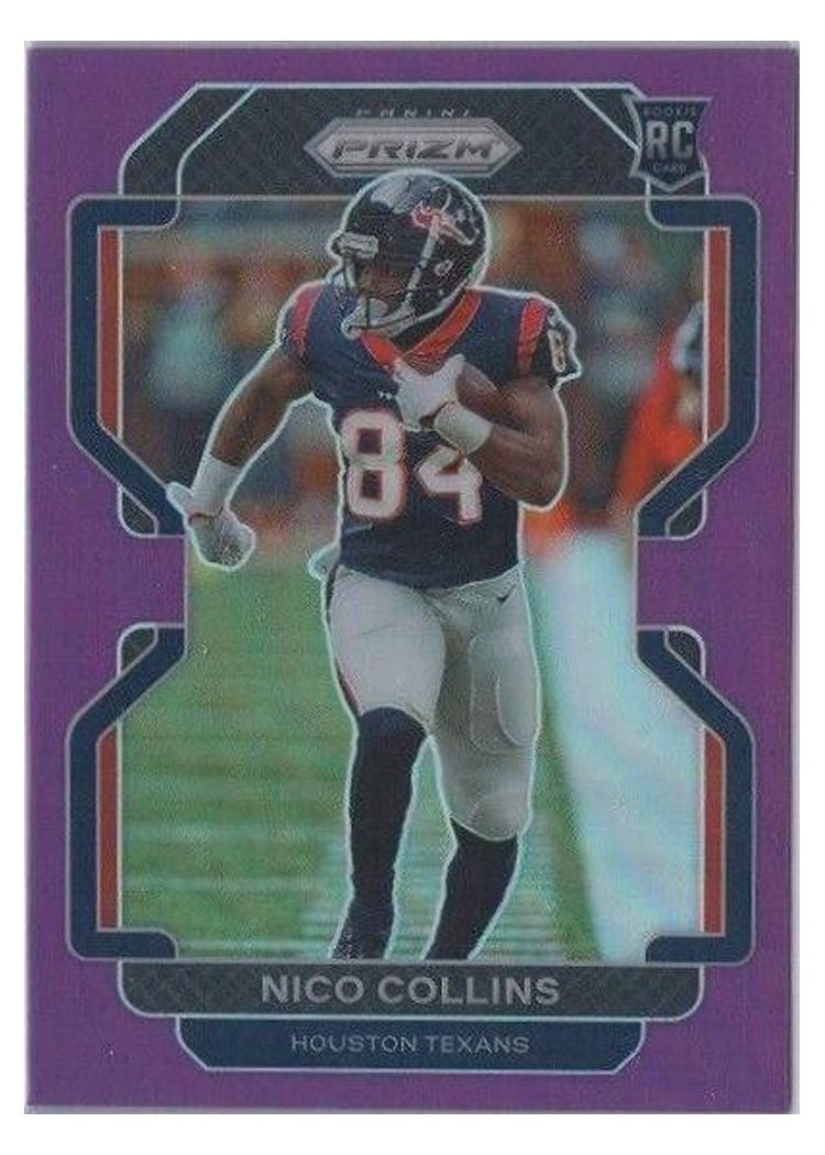 2021 Panini Prizm Base Set Nico Collins #360 card