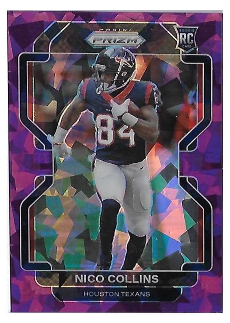 2021 Panini Prizm Base Set Nico Collins #360 card