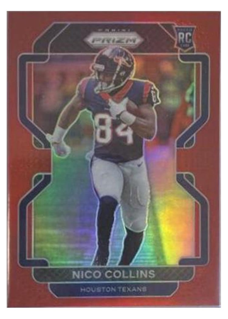2021 Panini Prizm Base Set Nico Collins #360 card