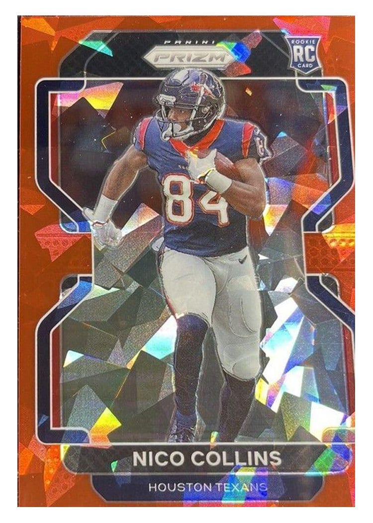 2021 Panini Prizm Base Set Nico Collins #360 card