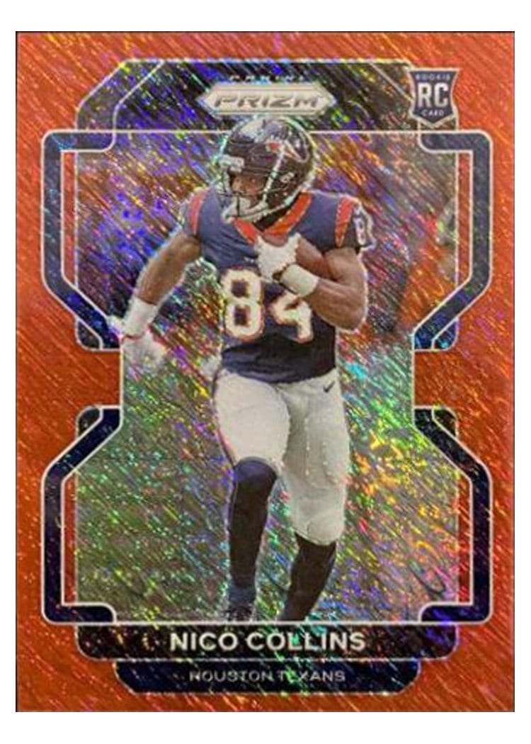 2021 Panini Prizm Base Set Nico Collins #360 card