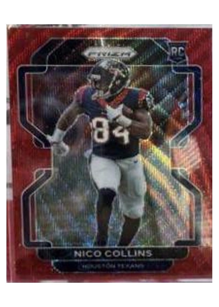 2021 Panini Prizm Base Set Nico Collins #360 card