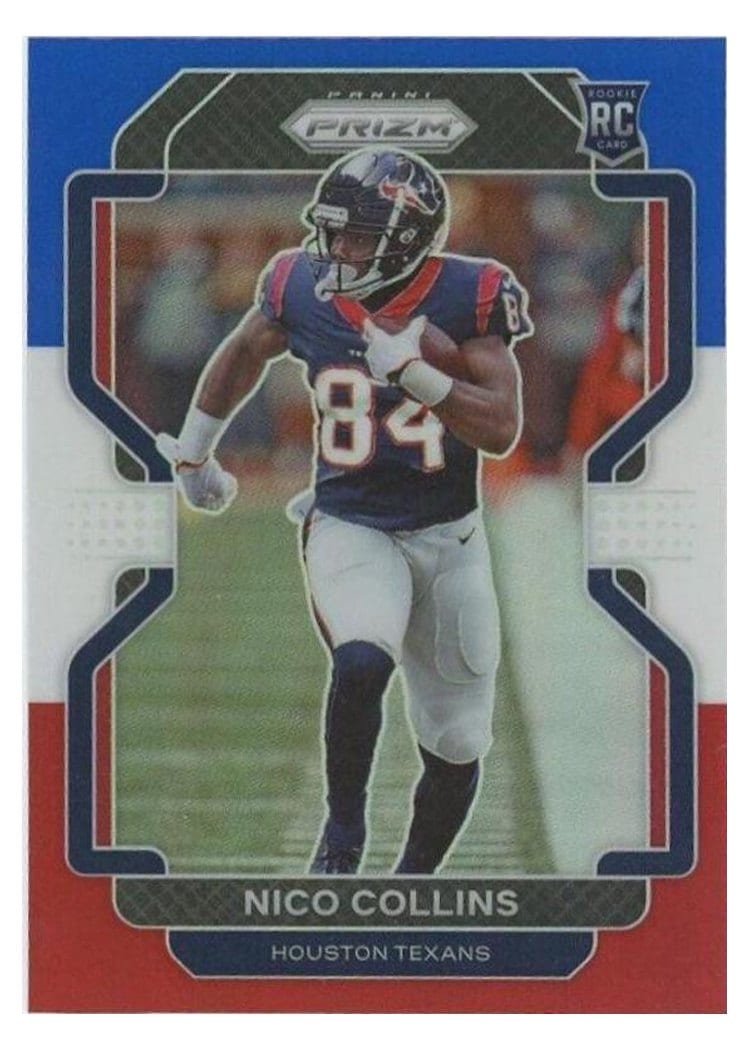 2021 Panini Prizm Base Set Nico Collins #360 card