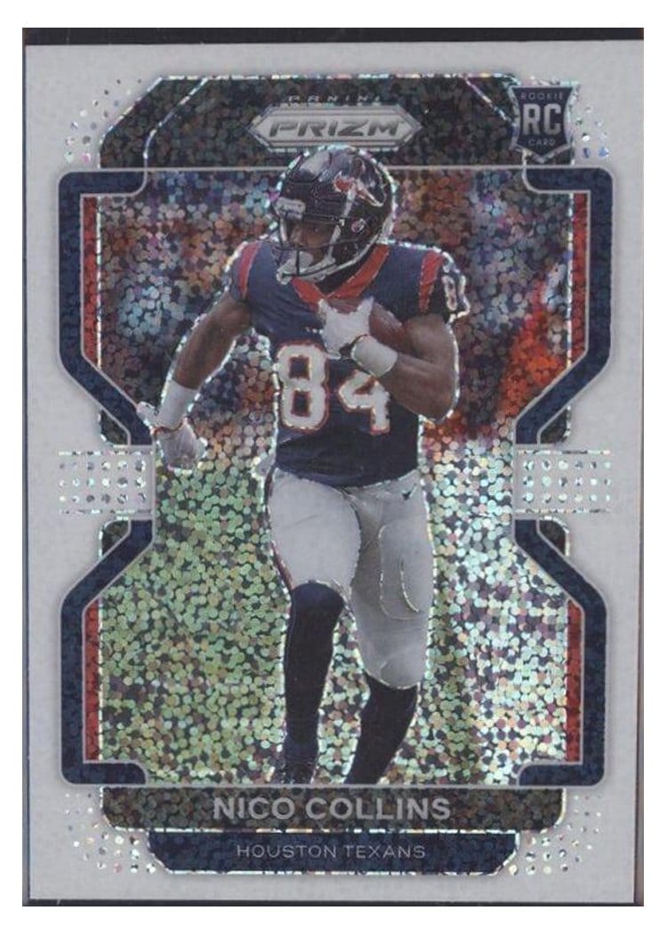 2021 Panini Prizm Base Set Nico Collins #360 card