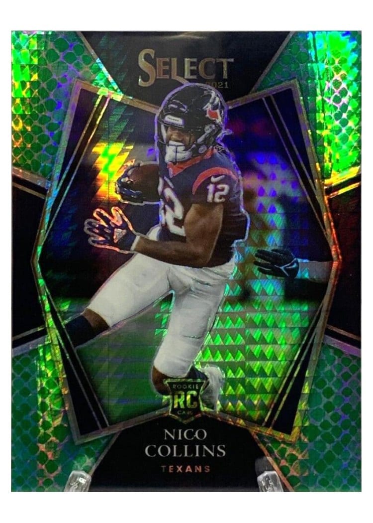 2021 Panini Select Base Set Nico Collins Dragon Scale #169 card