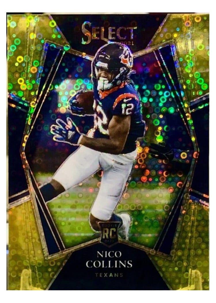 2021 Panini Select Base Set Nico Collins #169 card