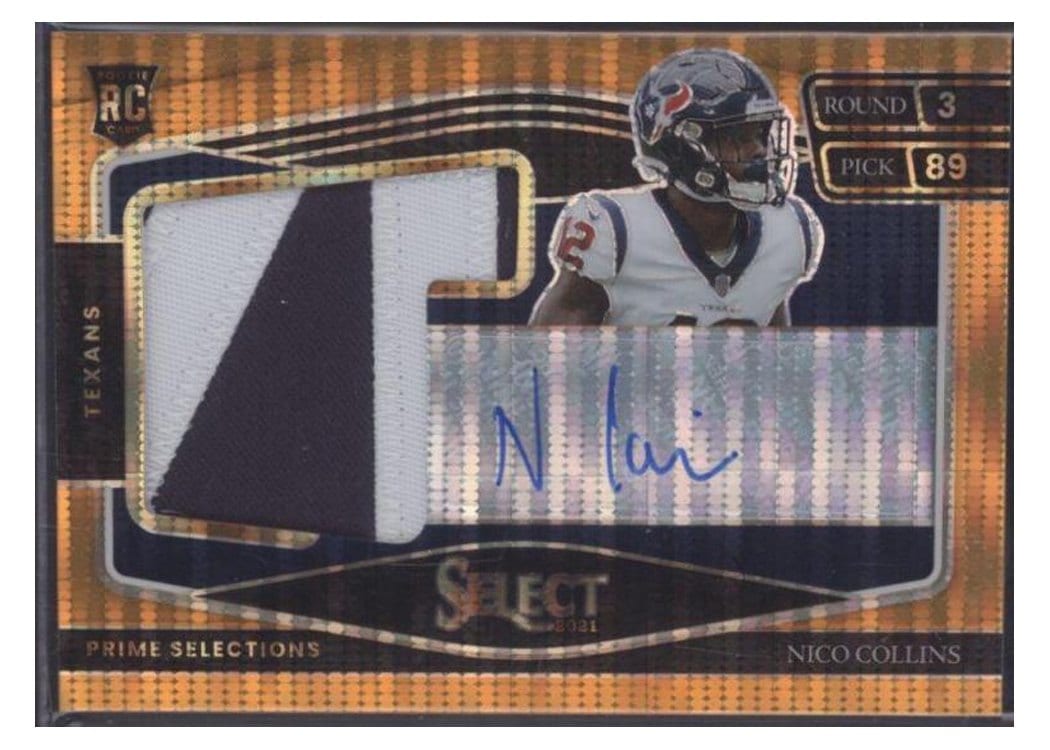 2021 Panini Select Base Set Nico Collins #369 card