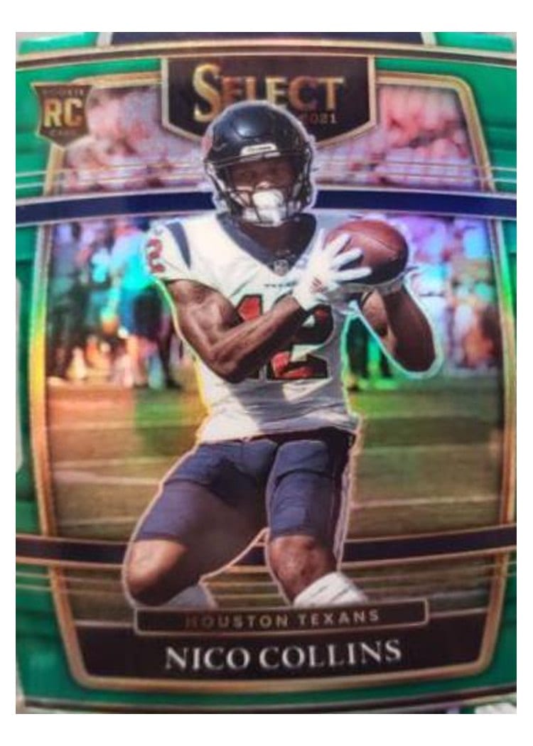 2021 Panini Select Base Set Nico Collins #69 card