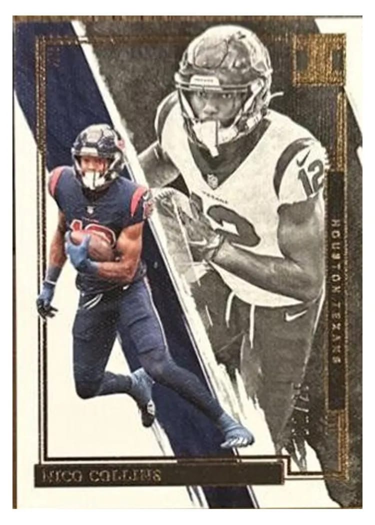 2022 Panini Impeccable Nico Collins Bronze #41 card
