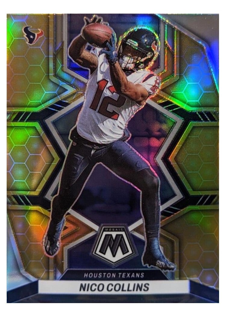2022 Panini Mosaic Base Set Nico Collins #78 card