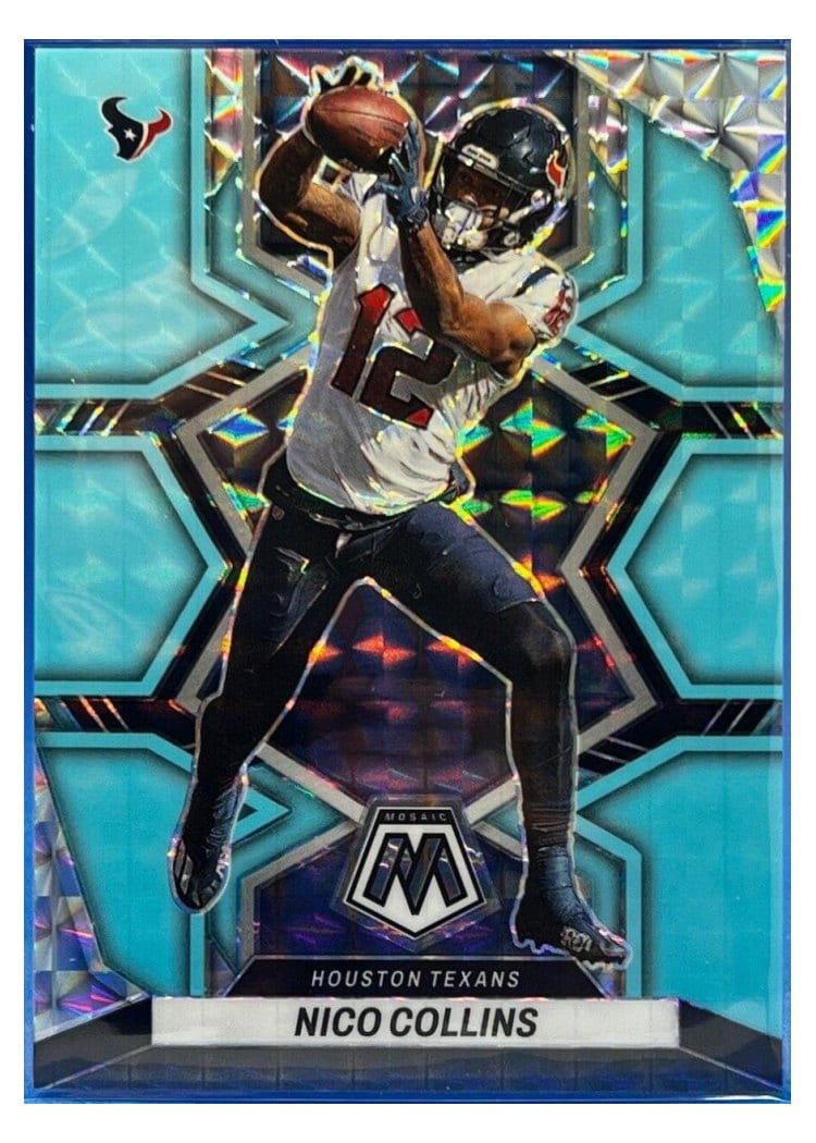 2022 Panini Mosaic Base Set Nico Collins #78 card