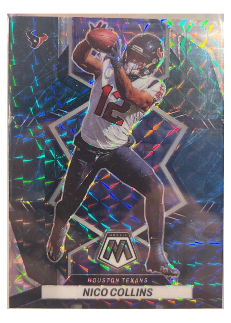 2022 Panini Mosaic Base Set Nico Collins #78 card