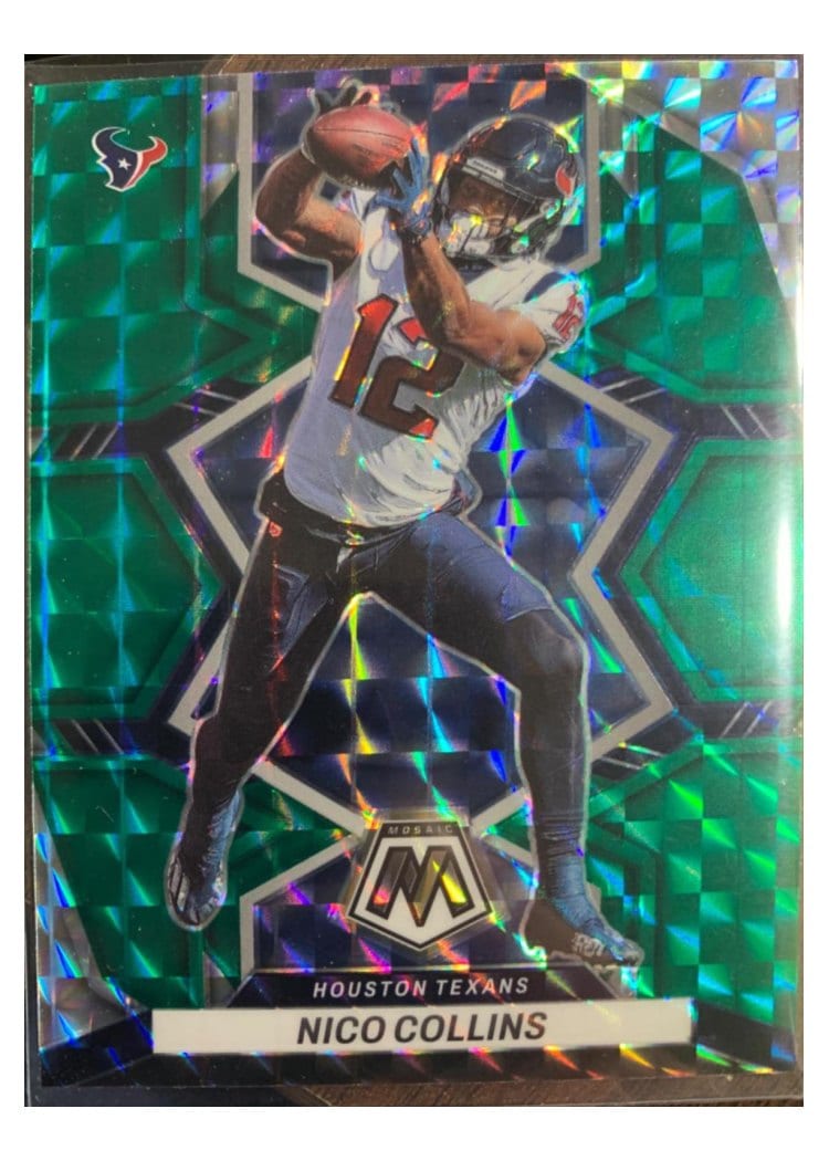 2022 Panini Mosaic Base Set Nico Collins #78 card