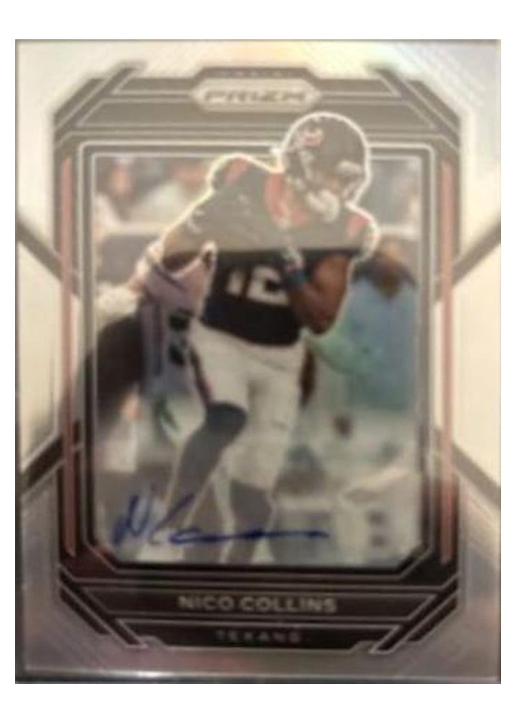2022 Panini Prizm Base Set Nico Collins #117 card
