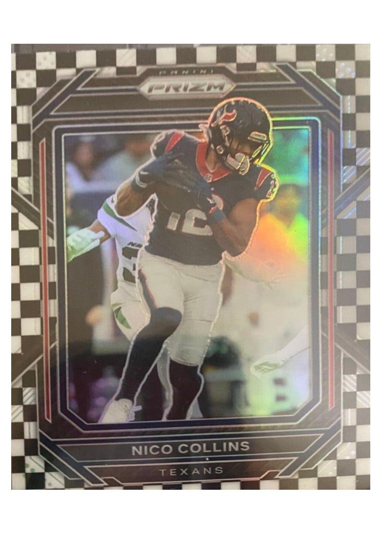 2022 Panini Prizm Base Set Nico Collins #117 card