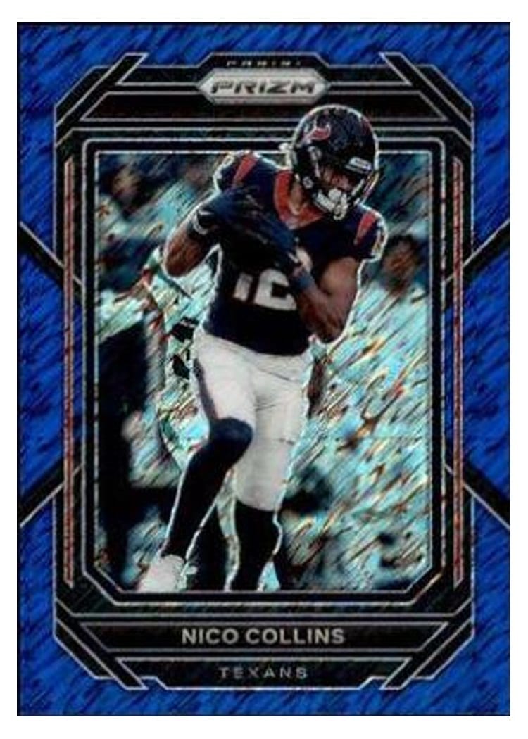 2022 Panini Prizm Base Set Nico Collins #117 card