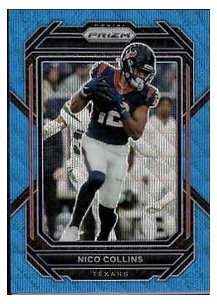 2022 Panini Prizm Base Set Nico Collins #117 card