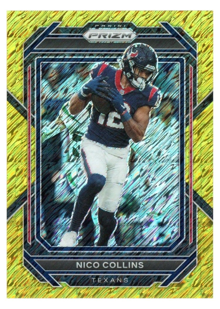 2022 Panini Prizm Base Set Nico Collins #117 card