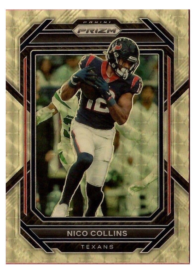 2022 Panini Prizm Base Set Nico Collins #117 card
