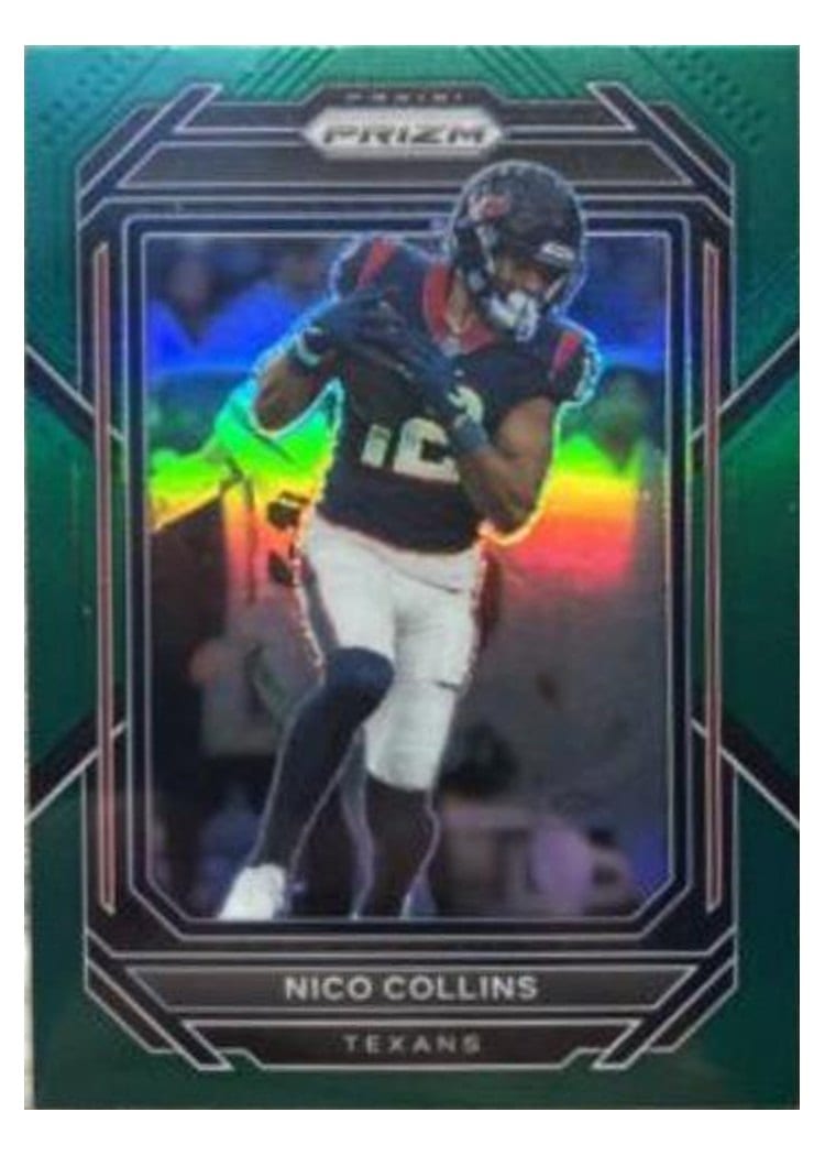 2022 Panini Prizm Base Set Nico Collins #117 card