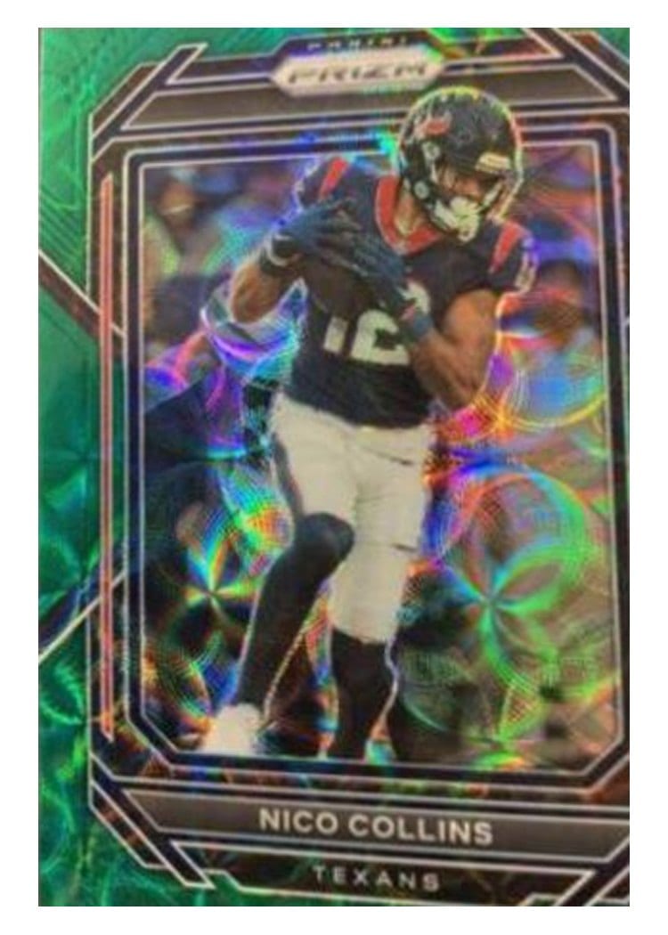 2022 Panini Prizm Base Set Nico Collins #117 card