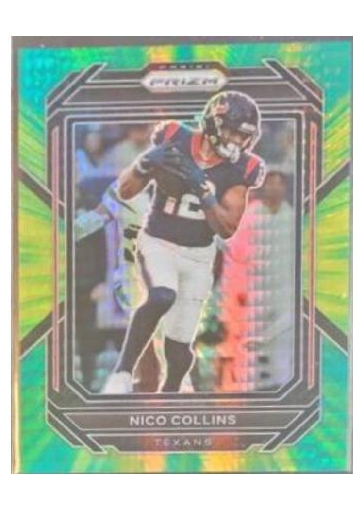 2022 Panini Prizm Base Set Nico Collins #117 card