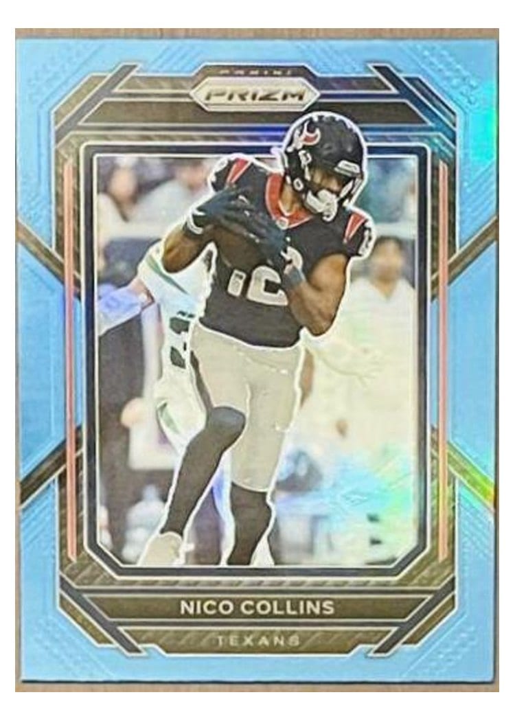 2022 Panini Prizm Base Set Nico Collins #117 card