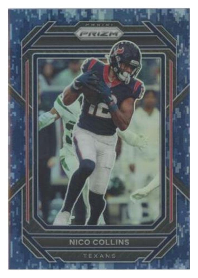 2022 Panini Prizm Base Set Nico Collins #117 card