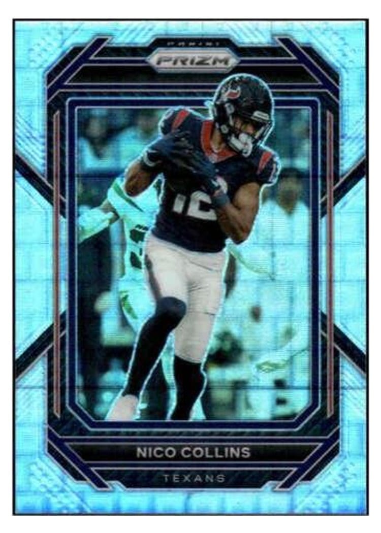 2022 Panini Prizm Base Set Nico Collins #117 card
