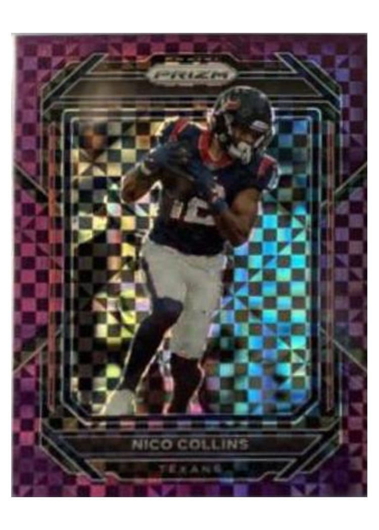 2022 Panini Prizm Base Set Nico Collins #117 card