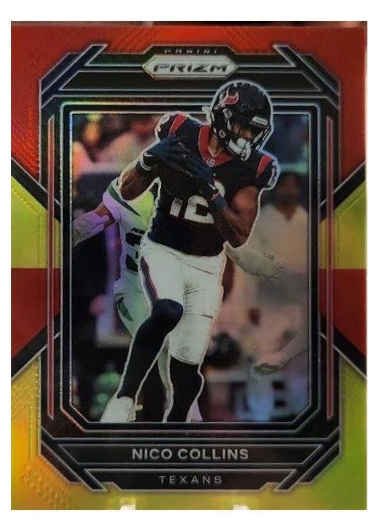 2022 Panini Prizm Base Set Nico Collins #117 card