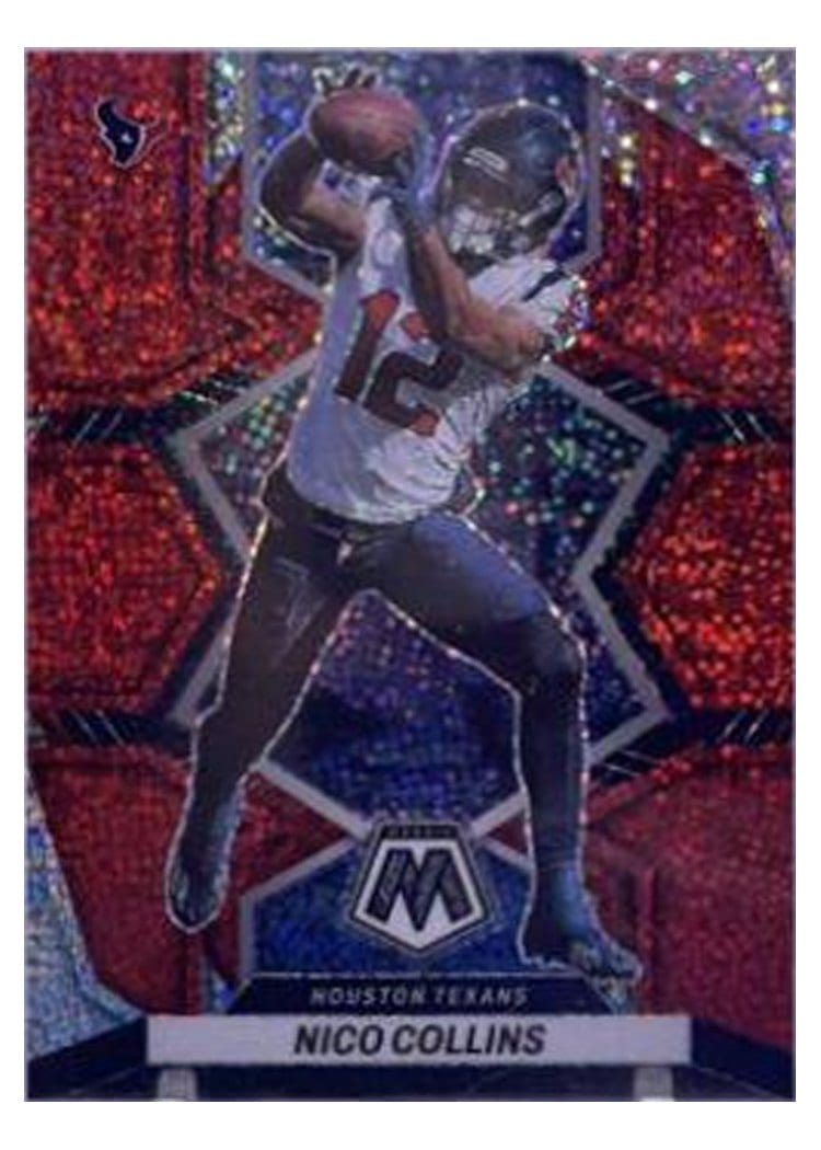 2022 Panini Prizm Base Set Nico Collins #117 card