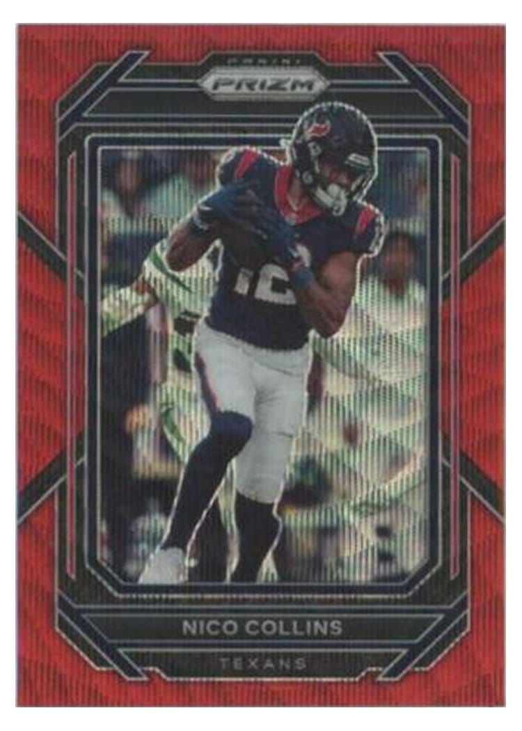 2022 Panini Prizm Base Set Nico Collins #117 card