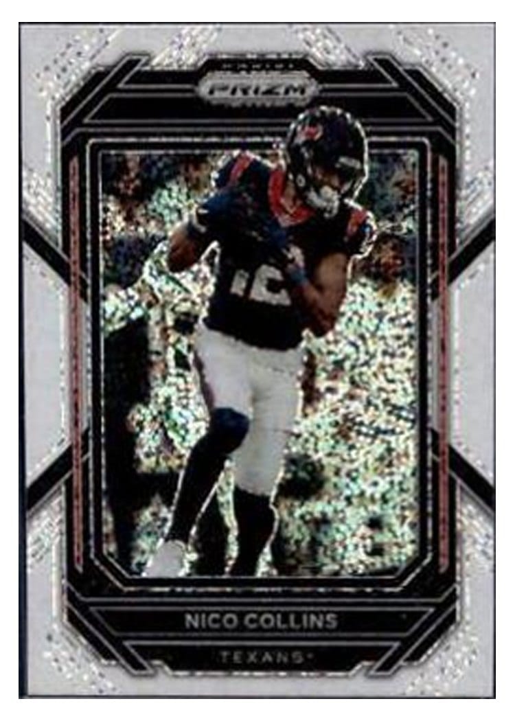 2022 Panini Prizm Base Set Nico Collins #117 card