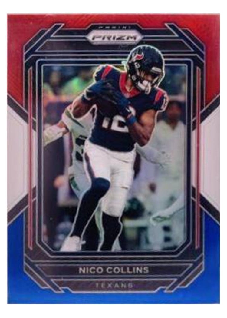 2022 Panini Prizm Base Set Nico Collins #117 card