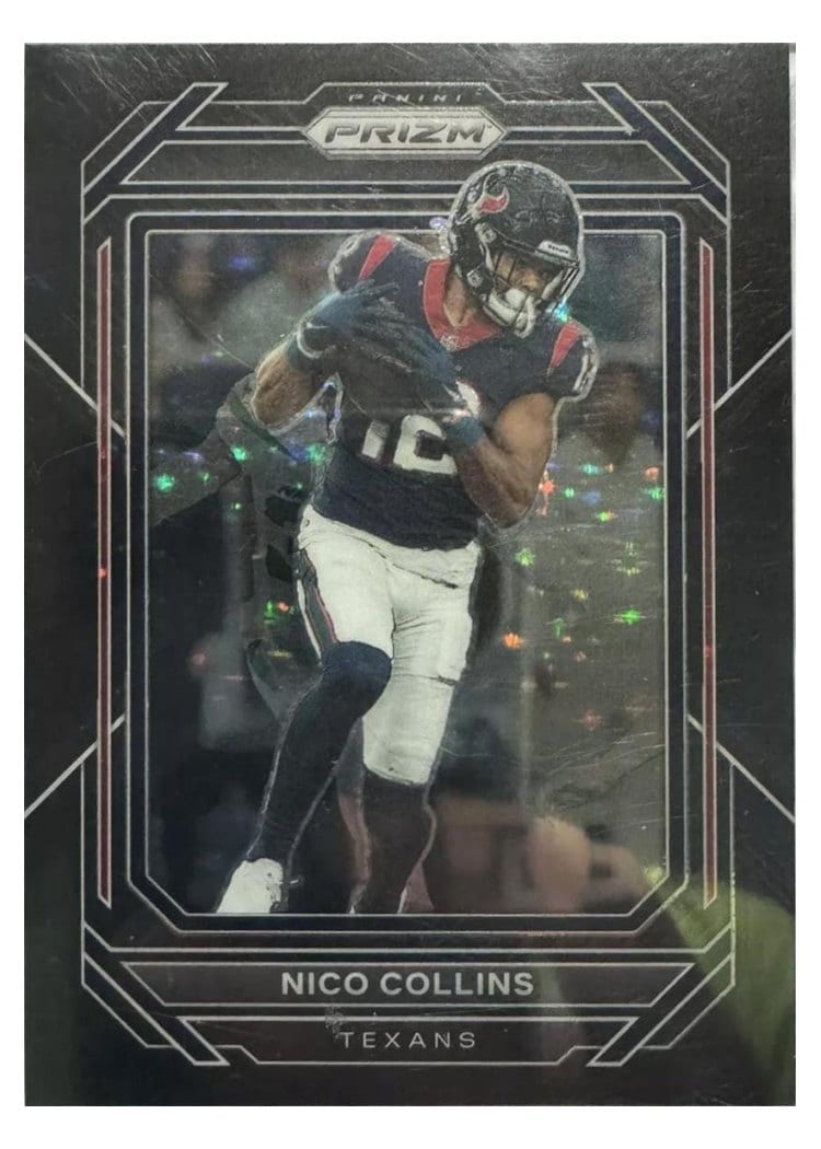 2022 Panini Prizm Base Set Nico Collins #117 card