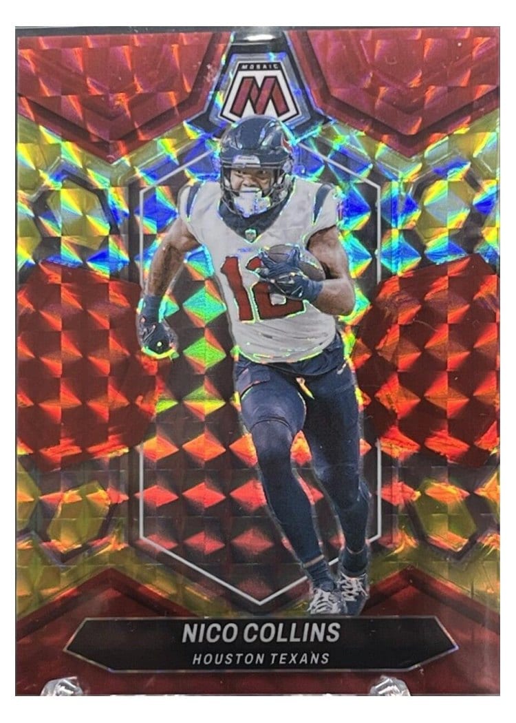 2024 Panini Mosaic Base Set Nico Collins #88 card
