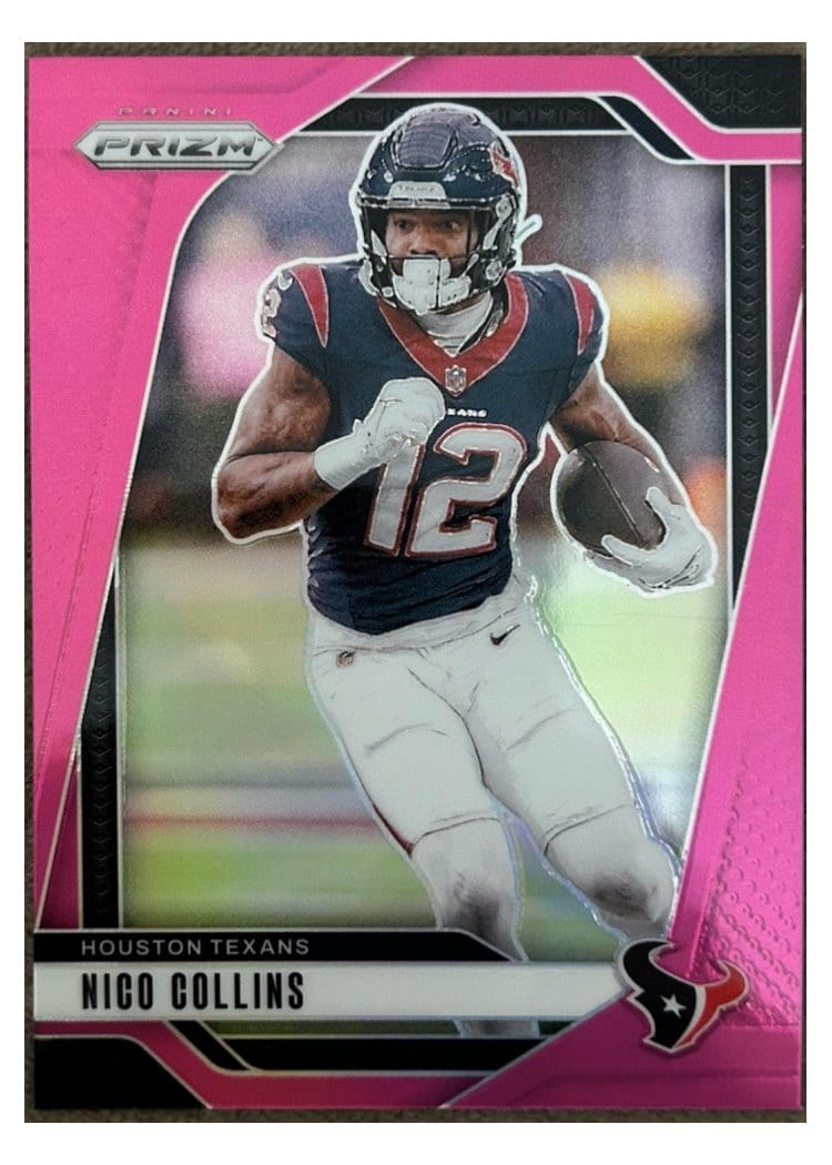 2024 Panini Prizm Base Set Nico Collins #113 card