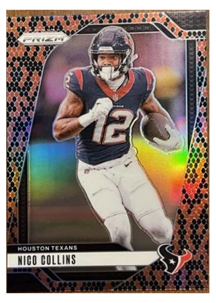 2024 Panini Prizm Base Set Nico Collins #113 card