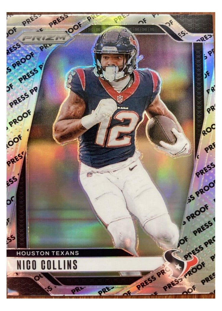 2024 Panini Prizm Base Set Nico Collins #113 card
