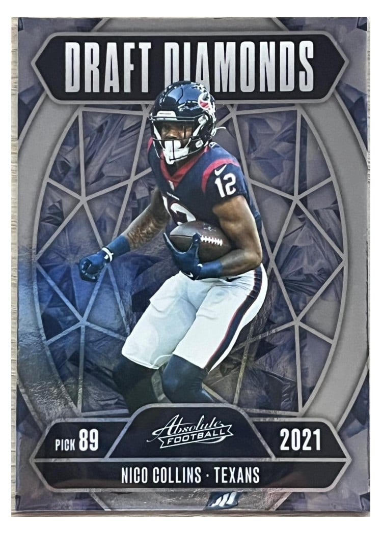 2025 Panini Absolute Countdown Calendar Draft Diamonds Nico Collins #7 card
