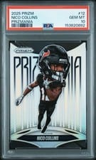 2025 Panini Prizm Prizmania Nico Collins #12