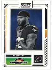 2025 Score The Franchise Nico Collins #13 card