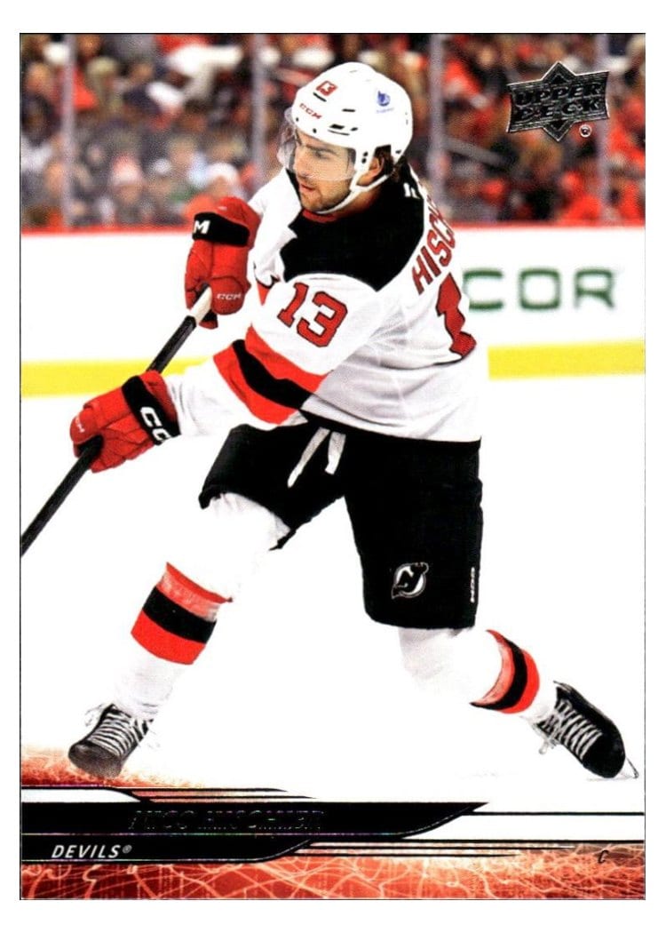 2024-25 Upper Deck Base Set Nico Hischier #581 card