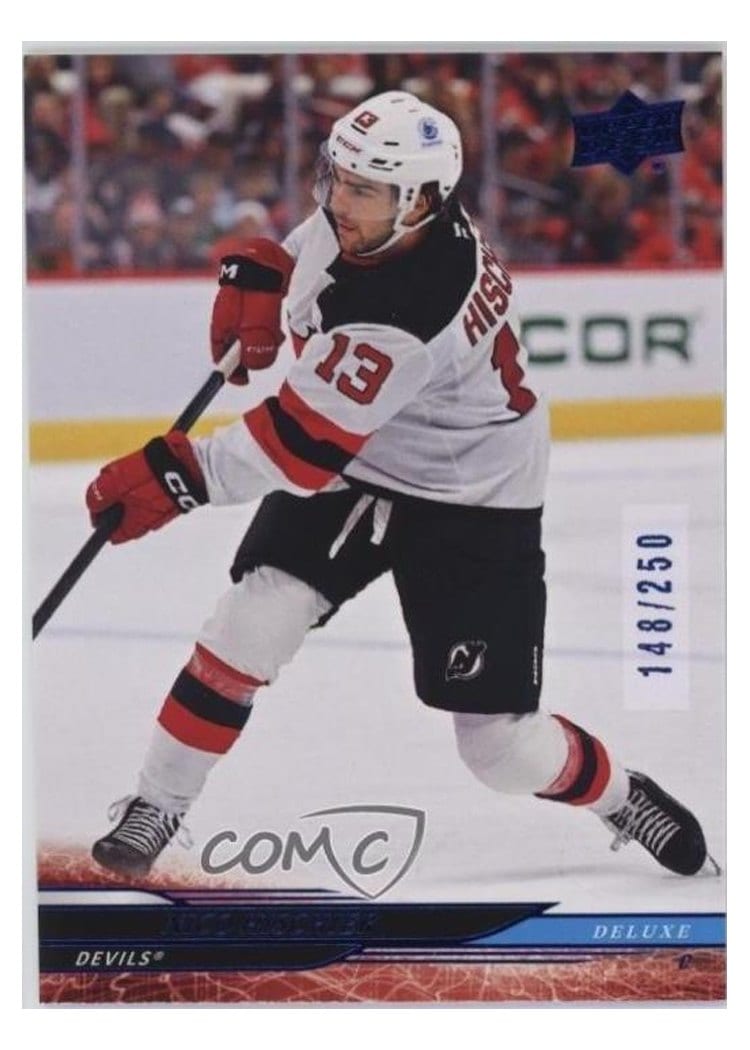 2024-25 Upper Deck Base Set Nico Hischier #581 card
