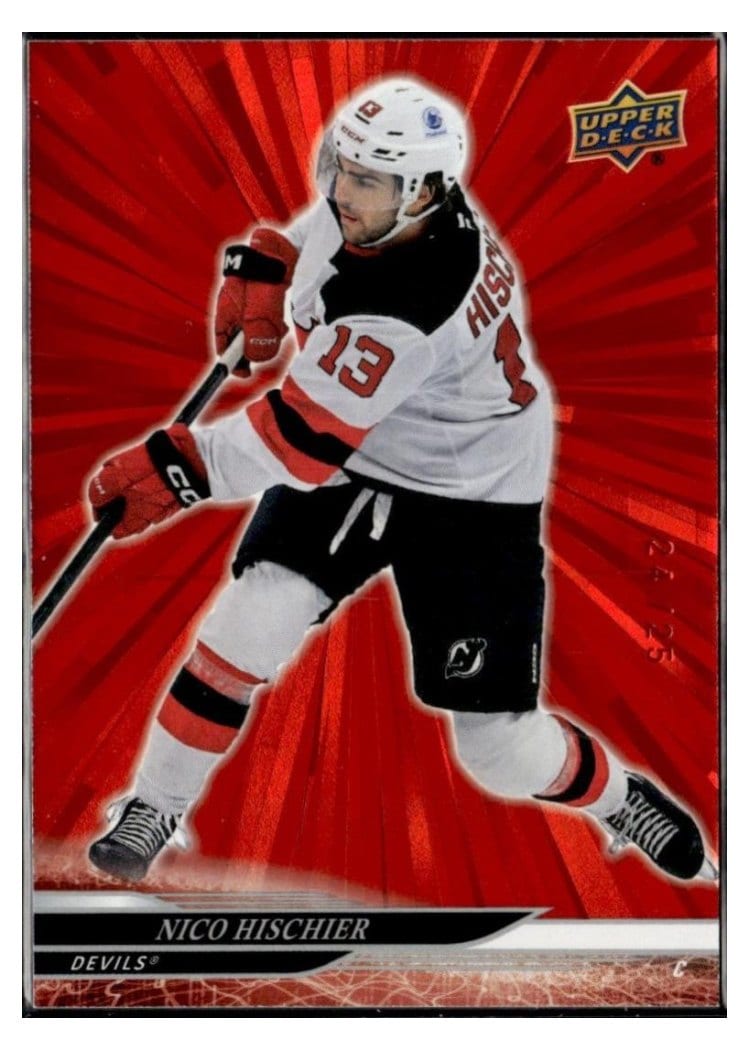 2024-25 Upper Deck Base Set Nico Hischier #581 card