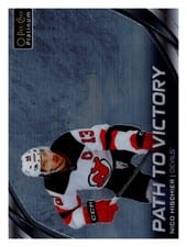 2025-26 O-Pee-Chee Platinum Path to Victory Nico Hischier #PV-7