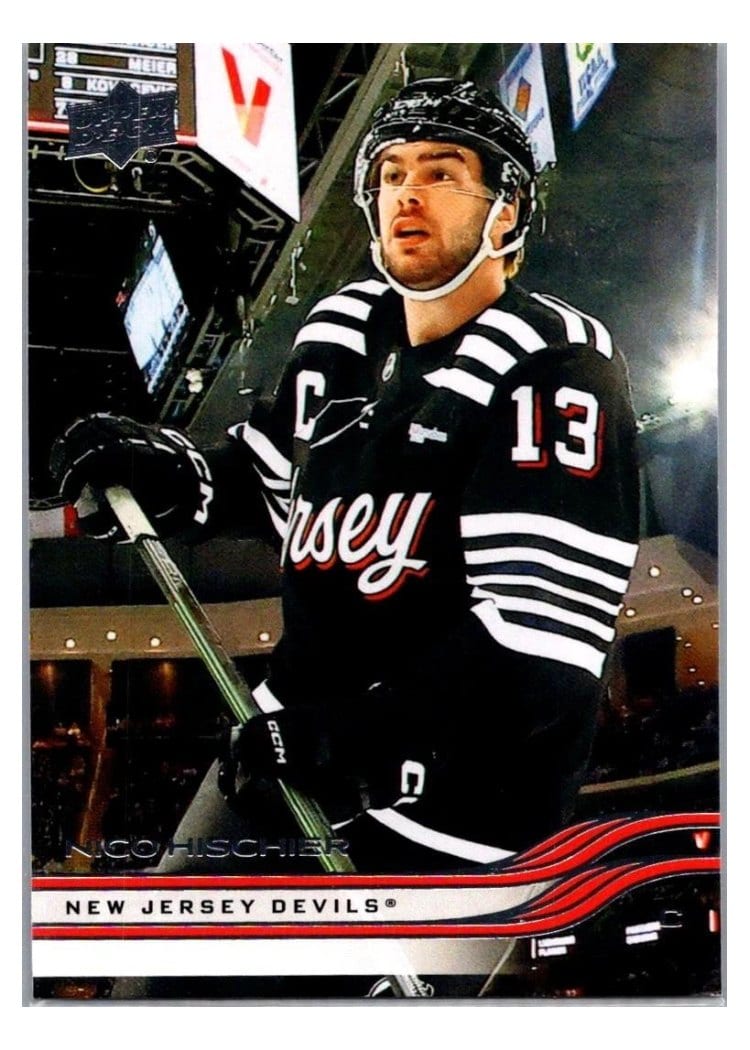 2025-26 Upper Deck Base Set Nico Hischier #104 card