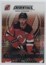 2025-26 Upper Deck Credentials Acetate Ticket Access Nico Hischier #TA-NH card