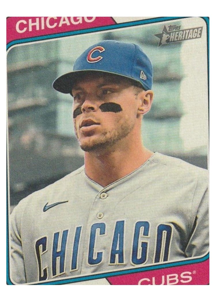 2023 Topps Heritage Base Set Nico Hoerner #275 card
